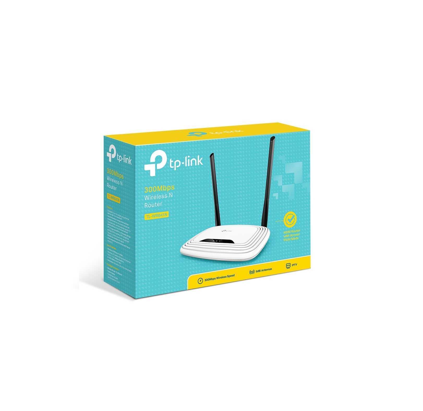 ; Wi-Fi Роутер TP-LINK-WR841N N300 Wi-Fi Router,  300Mbps at 2.4GHz