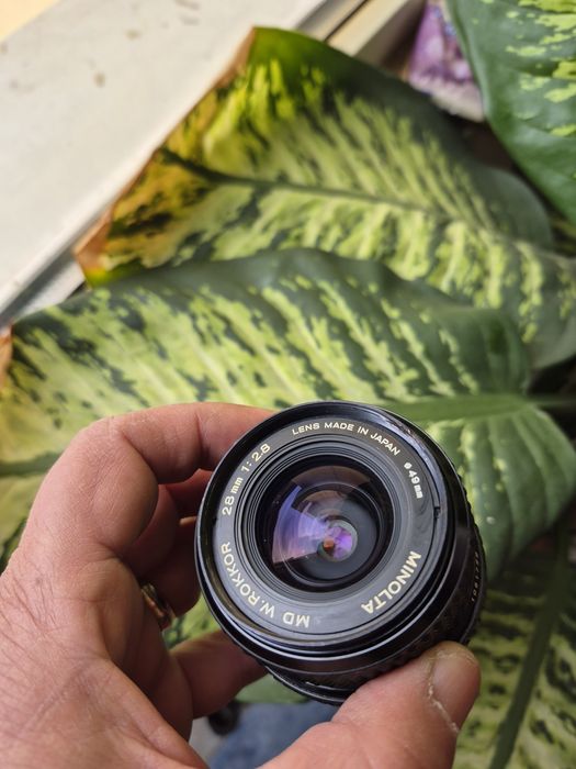 Obiectiv Minolta md w rokkor 28mm f2,8