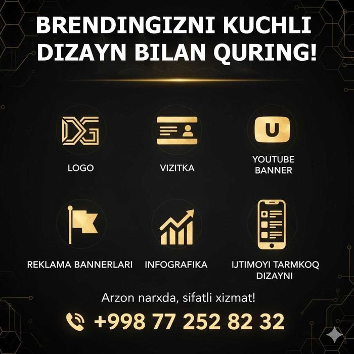Grafik Dizayner Xizmati Arzon Narxlarda | Услуги графического дизайнер