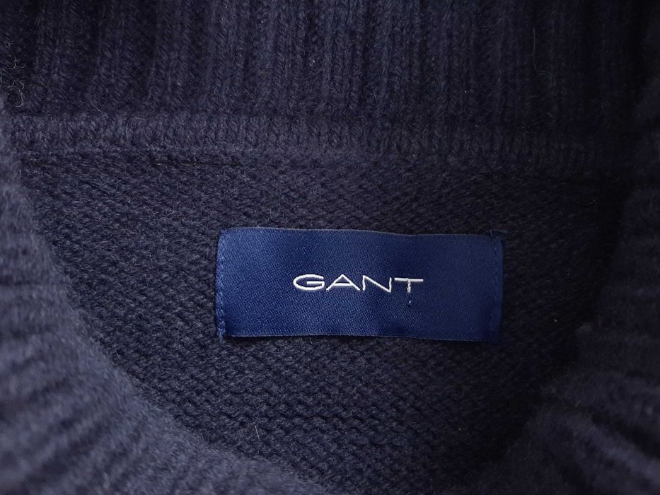 Gant Banner Shield - Оригинален мъжки пуловер от вълна размер XL
