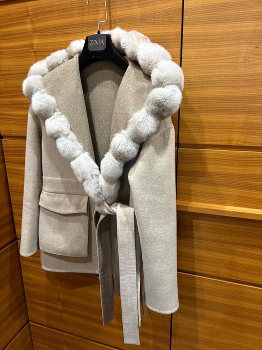Zima atelier - палто с естествен косъм от чинчила