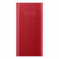 Husa protectie Samsung Galaxy Note 10 Red LED View noua originala