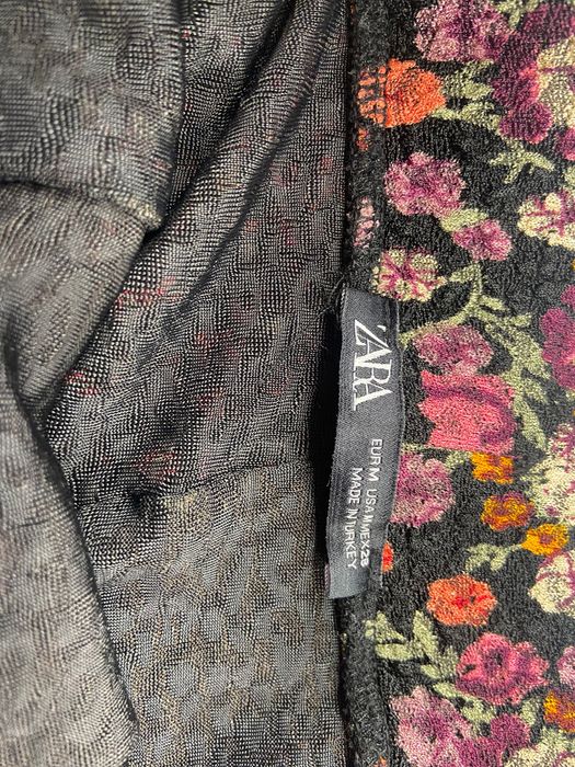 Пола с флорален принт Zara, размер M