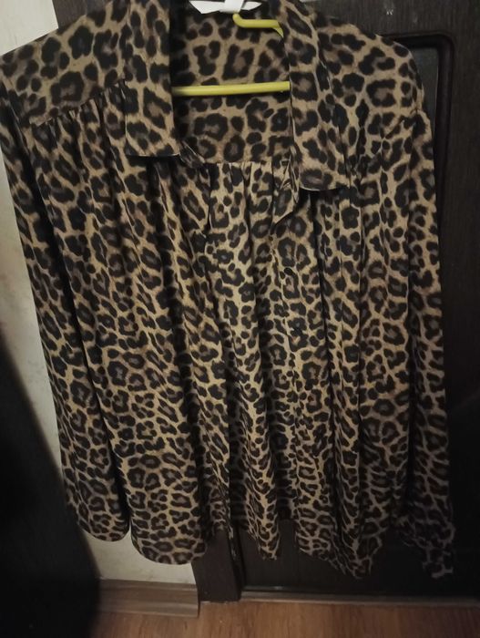 Дамска блуза в леопардов дизайн, с дълъг ръкав