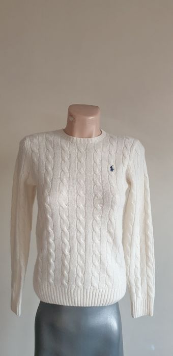 POLO Ralph Lauren Cable Wool / Knit  S  НОВО! ОРИГИНАЛ! Дамски Пуловер