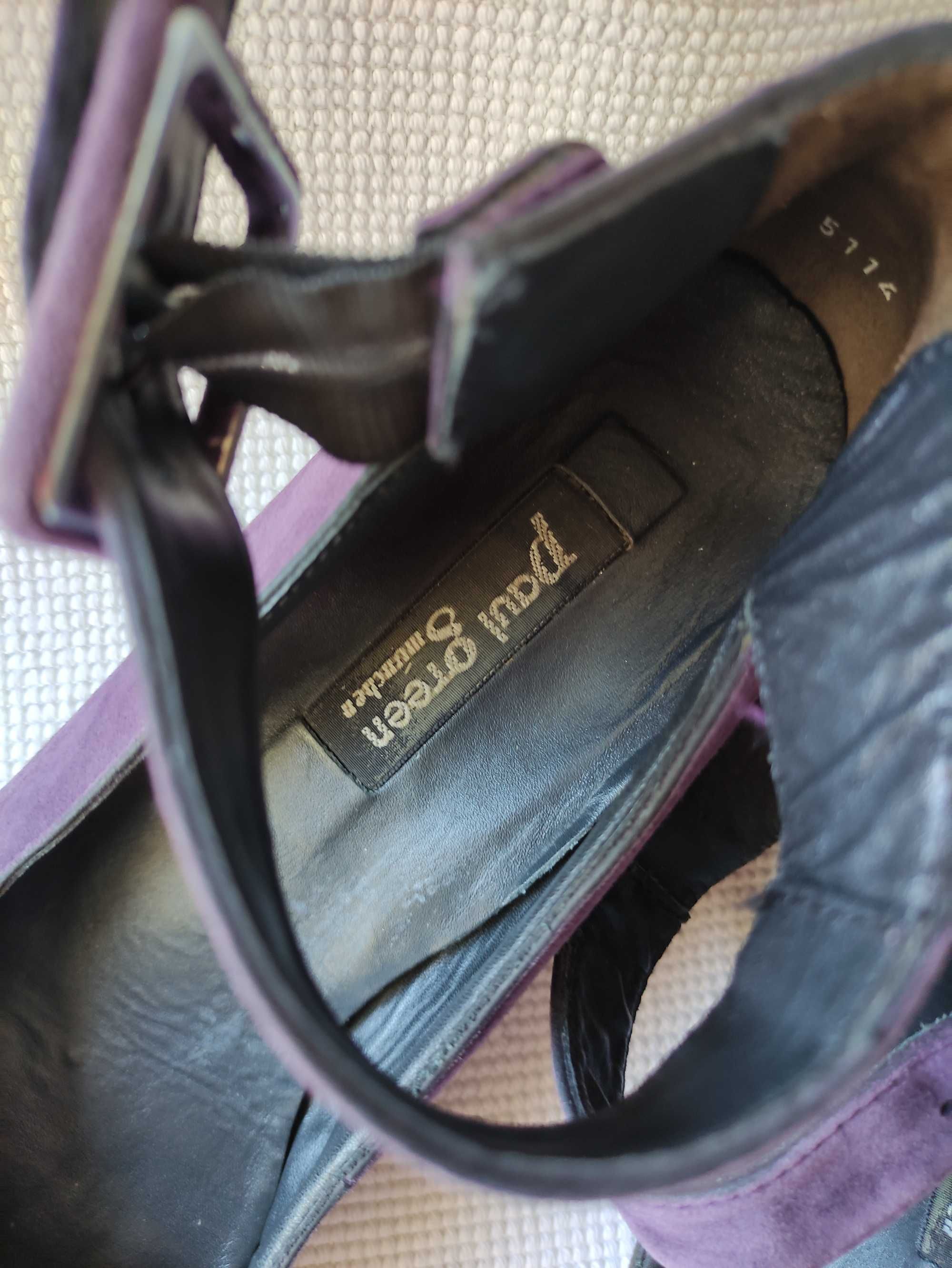 обувки в лилаво на платформа 39 номер