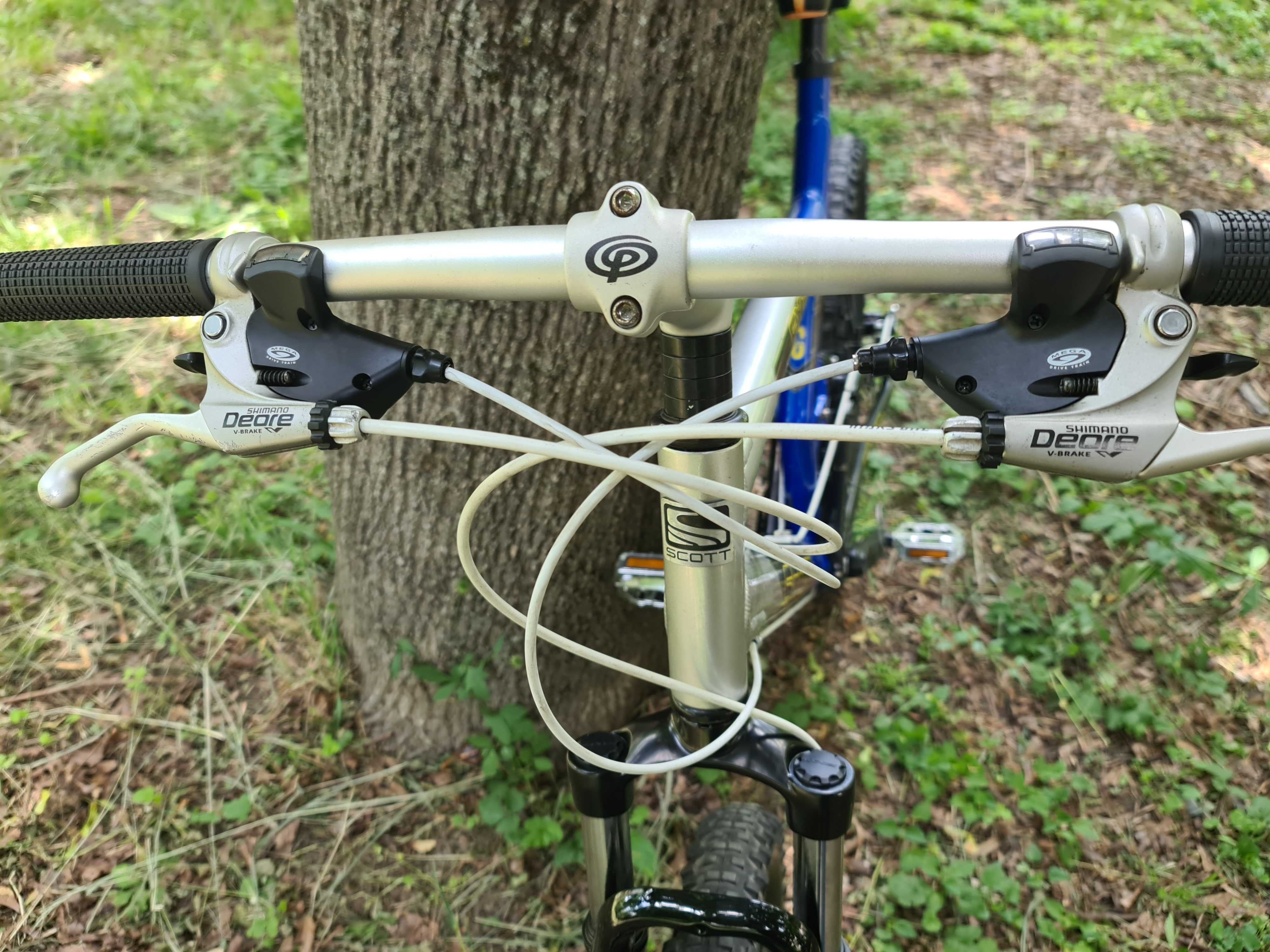 Детско алуминиево колело Scott с дискови спирачки Shimano Deore SLX