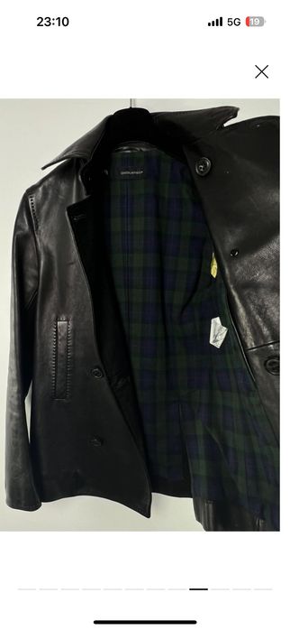 Palton piele Dsquared2 48