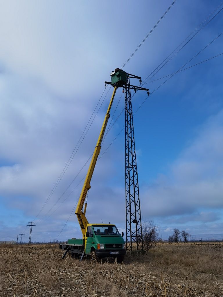 Автовишки под наем. Услуги с вишка