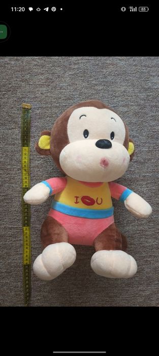 Maimuță de pluș mare