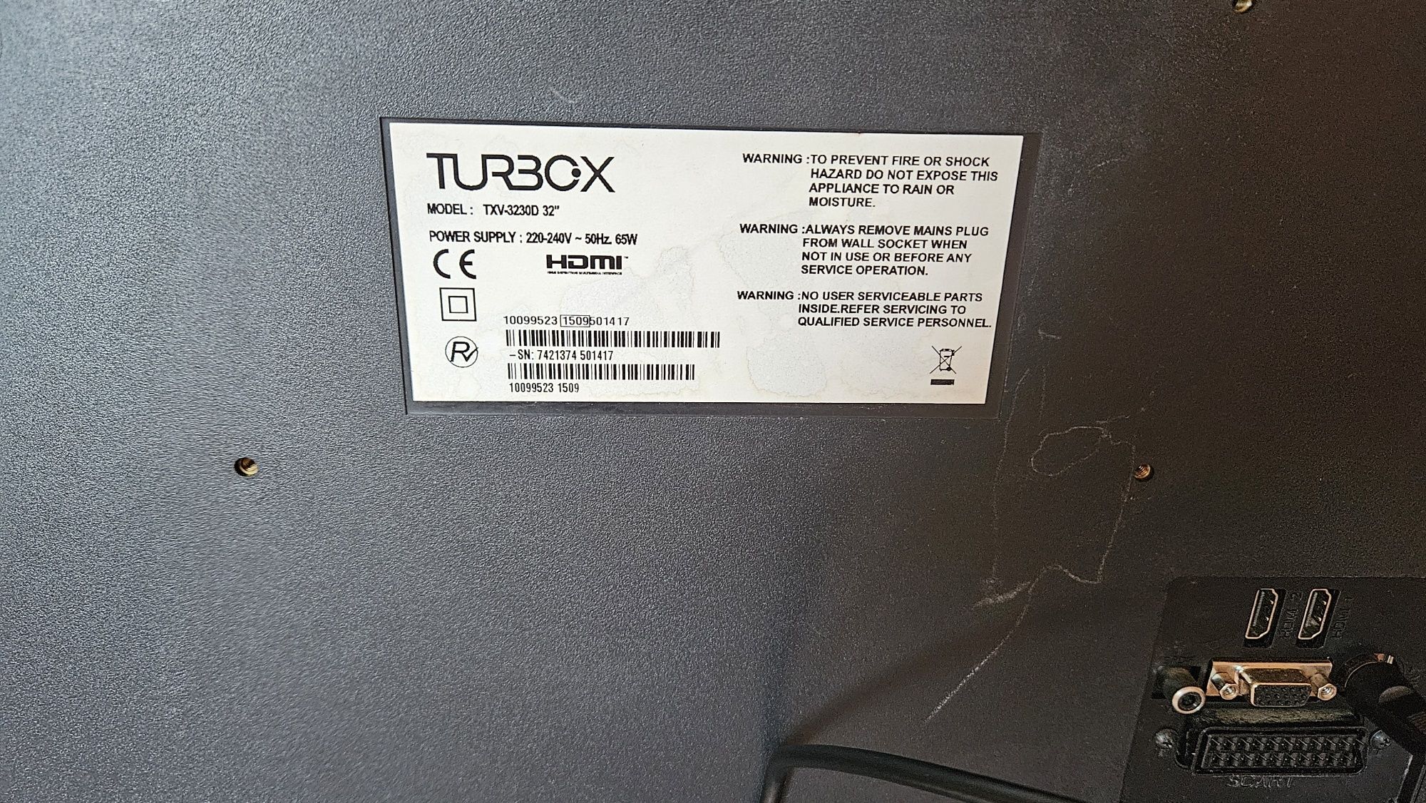 Led  телевизор TurboX 32"