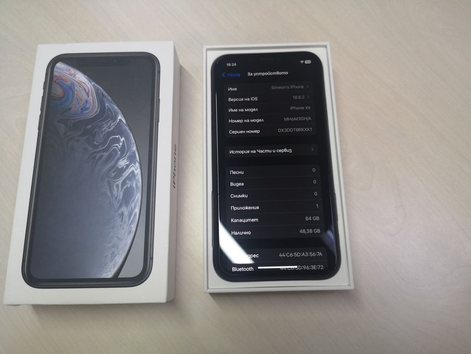 Iphone XR Black 64Gb /88%Battery health