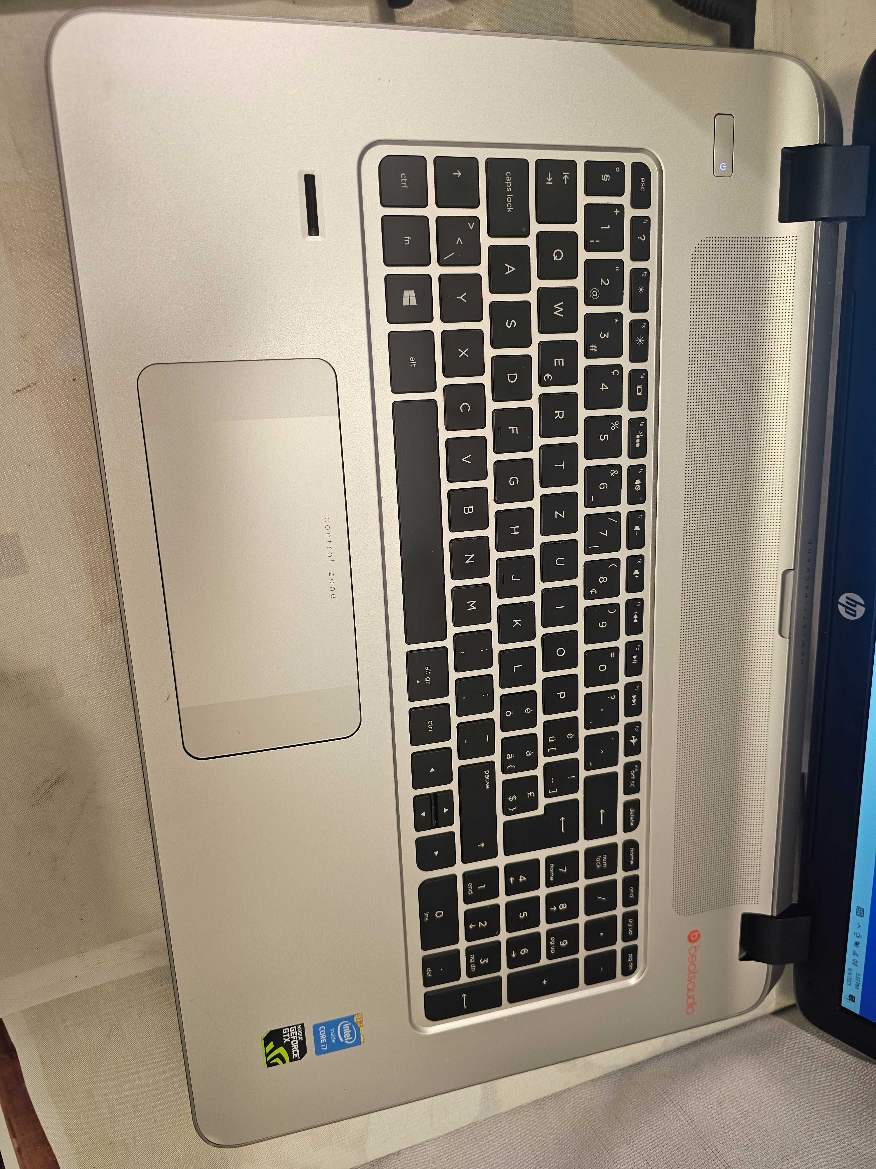 Laptop gaming office HP Envy "17 i7-4510 16gb 250SDD 1TB GTX 850