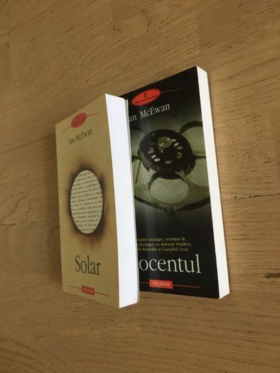 Pachet 2 carti Ian McEwan: Inocentul si Solar