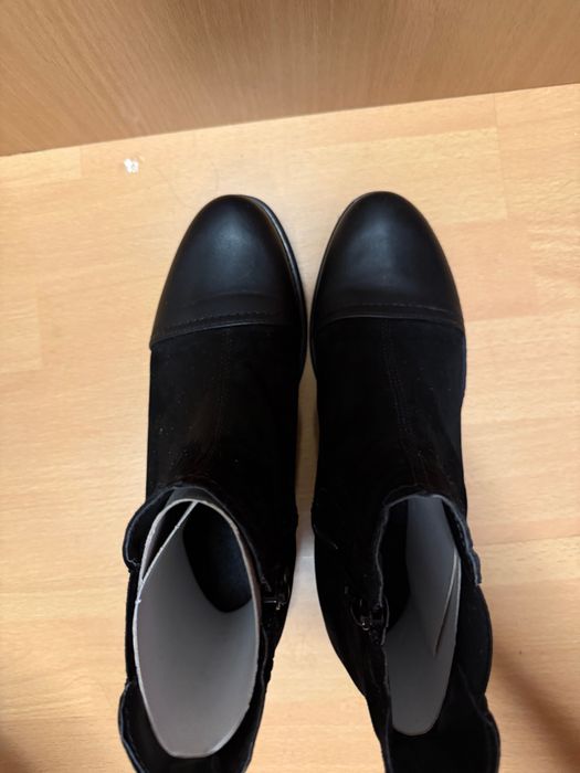 Ghete dama piele naturală-negru