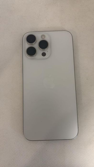 Telefon mobil Apple iPhone 15 Pro Max, 256GB, 5G, White Titanium -A-