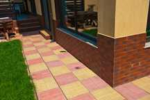 Dale pentru pavaje si pavele prefabricate - Model 40x40 Rustic Duos