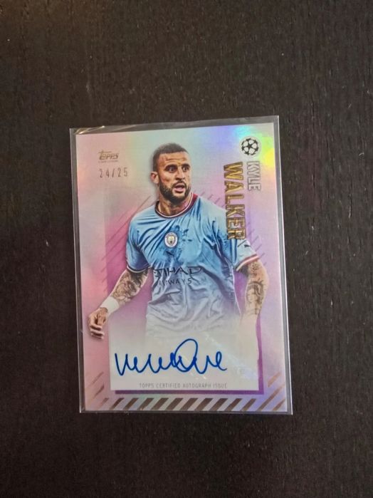 Kyle Walker Topps autographed 24/25