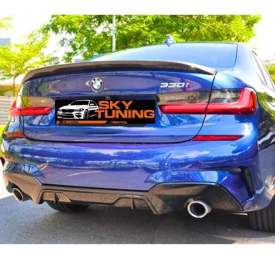 Bmw G20 M-sport Дифузьор Бмв Г20 М-Спорт лип добавка броня 3series