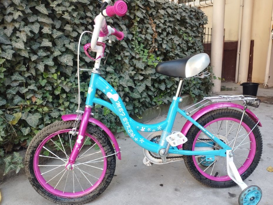 Детский велосипед для девочек 4-7 лет