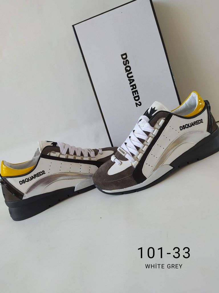 Мъжки маратонки естествена кожа Dsquared