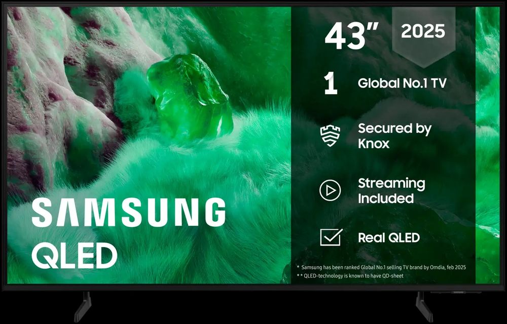 Телевизор QLED Samsung QE-43Q7F 43" (2025) Вьетнам  2 goda garantiya