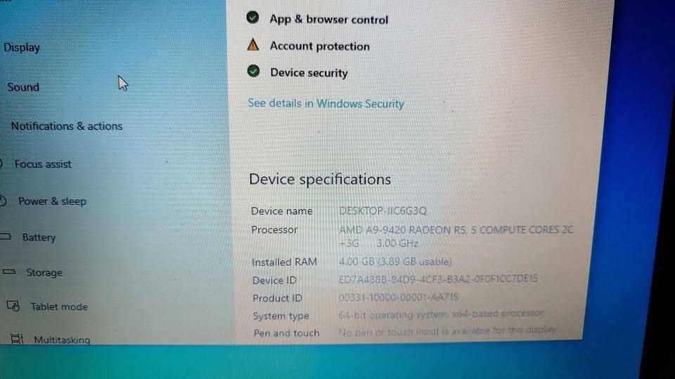 Laptop HP perfect functional