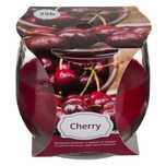 Lumanare perfumata cherry in recipient de sticla