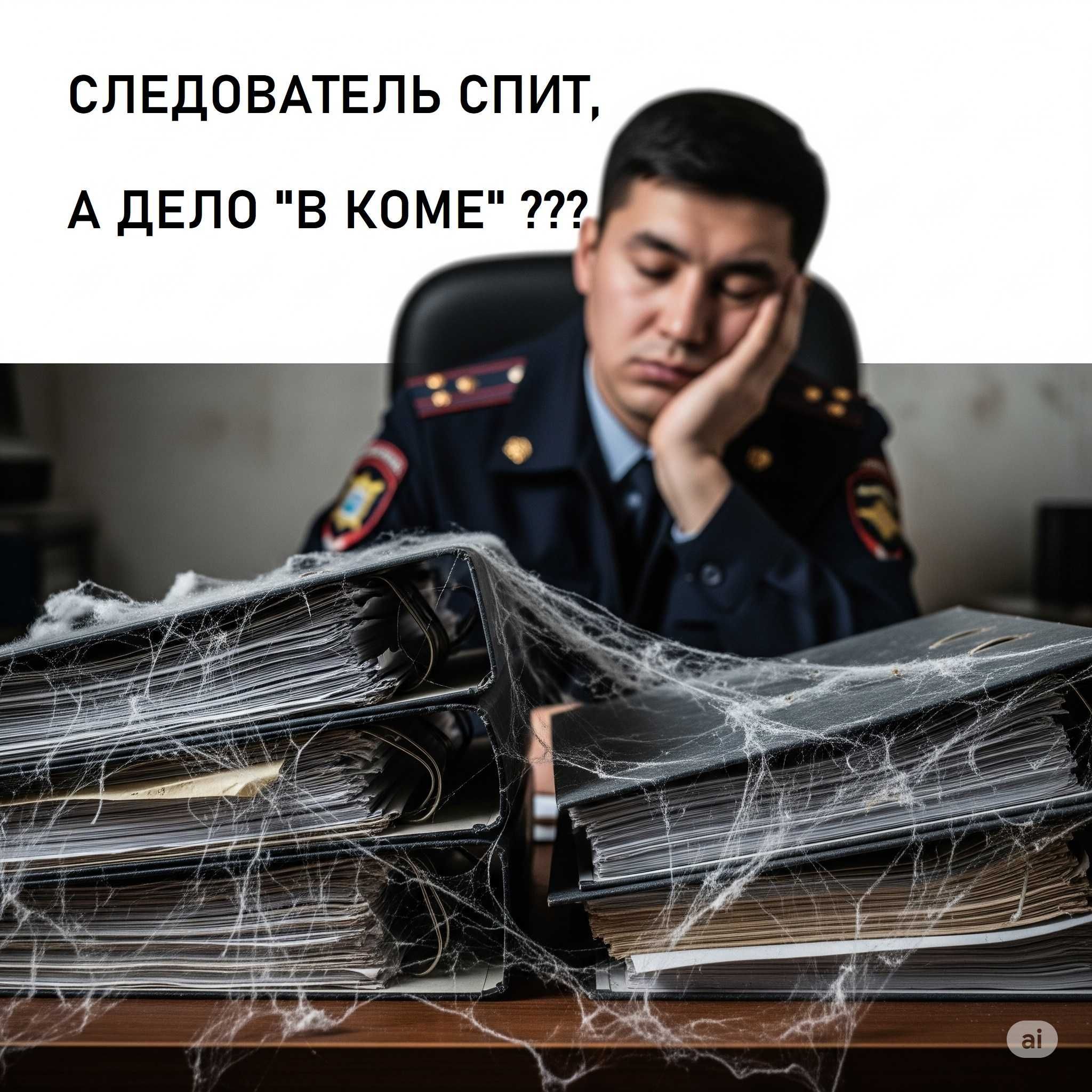 Следователь "уснул", а прокурор бездействует? Читайте текст объявления