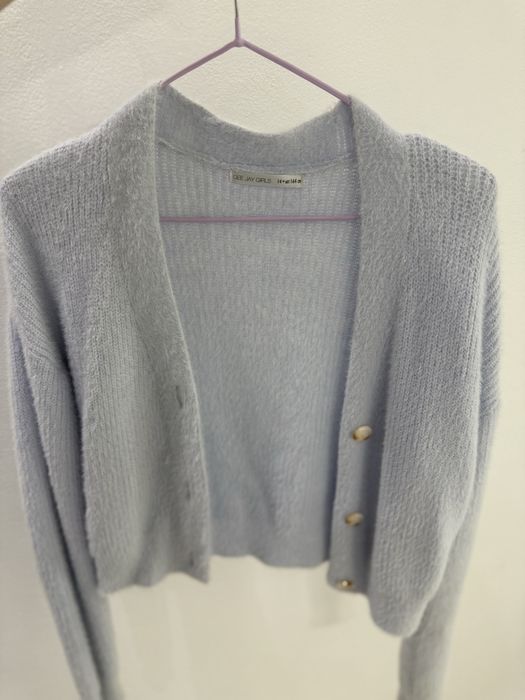 Кардиган нежно голубой