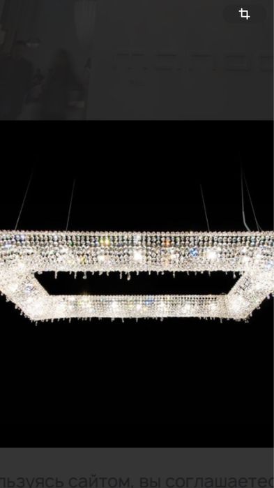 Люстра Koi  Manooi 140*140 кристалы хрусталь Сваровски