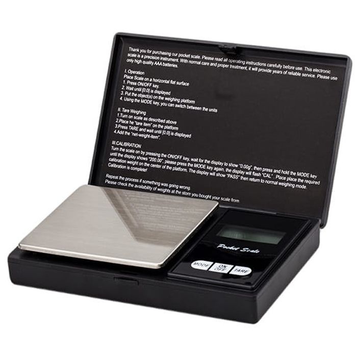 Cantar digital buzunar, Special Weight, LCD, 13 cm, 200g maxim, negru
