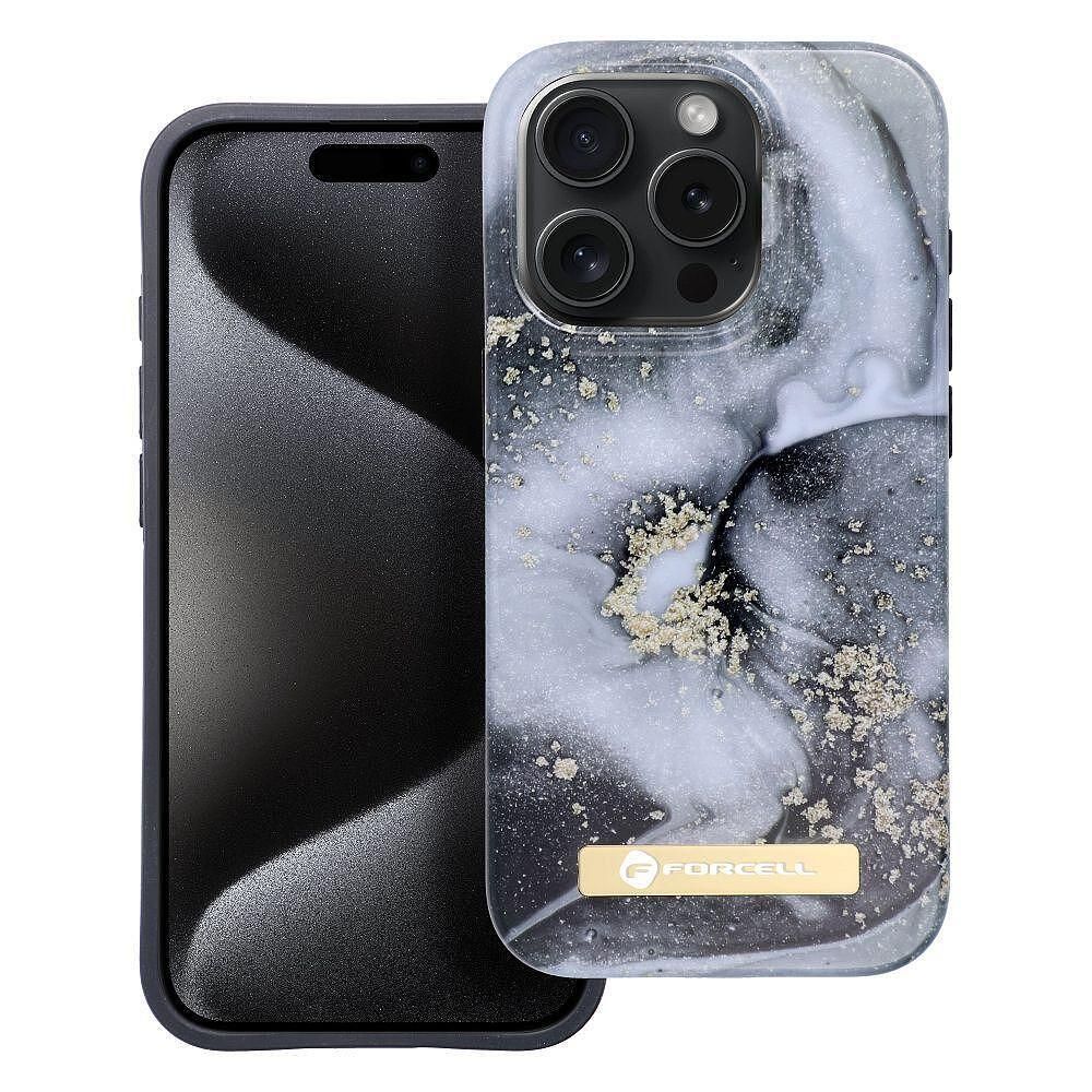Кейс forcell f-protect mirage magsafe за iphone 15 pro marble mist
