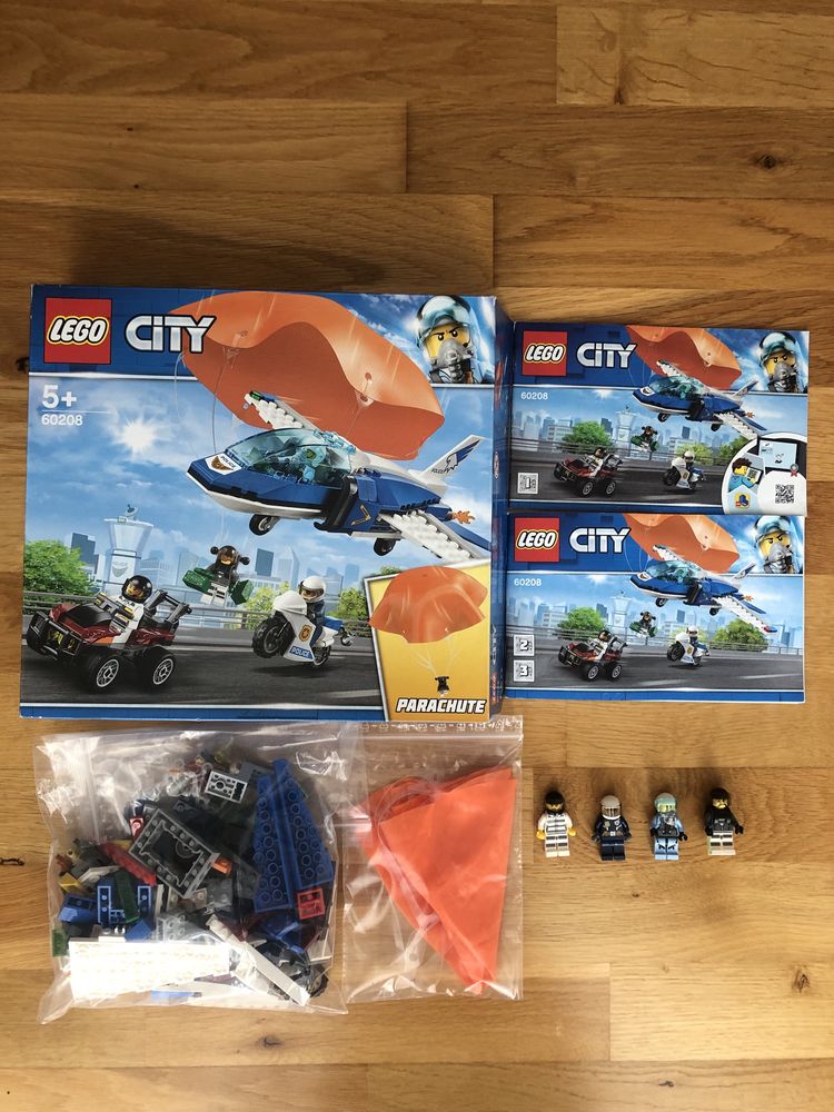Lego City Police 60208 Arest cu parasutisti ai politiei aeriene