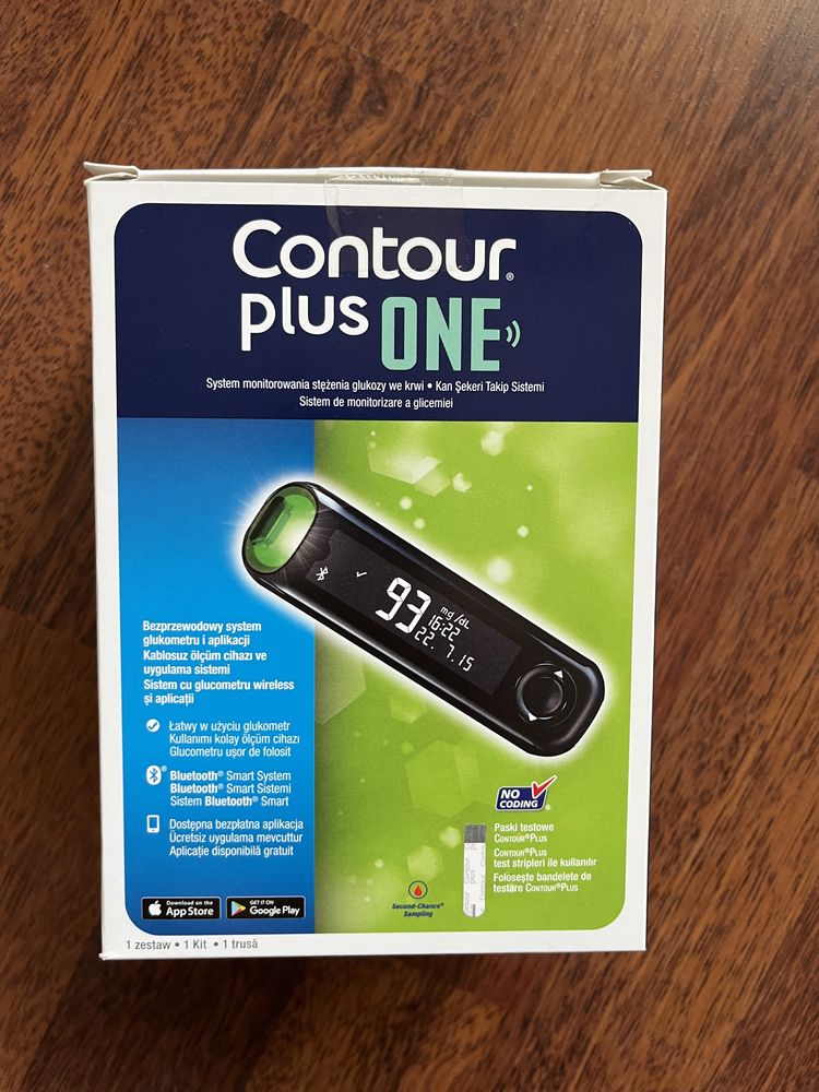 Glucometru nou, marca Contour plus one.