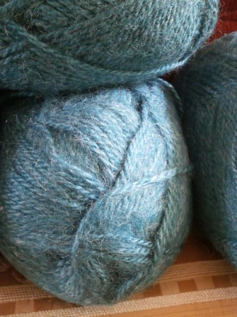 Маслено зелена турска прежда MOHAIR 400 грама