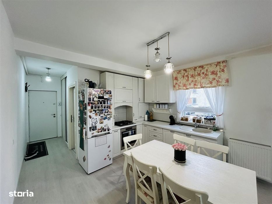 Ap cu gradina proprie de 74 mp, 2 camere, mobilat si utilat, zona buna