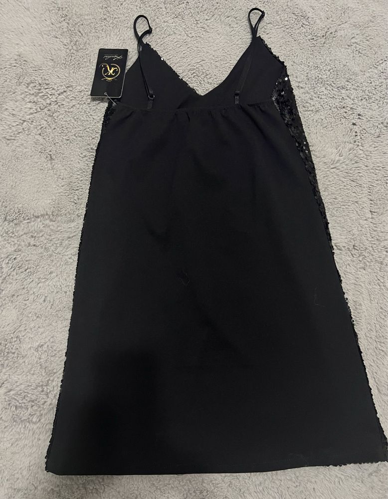 Rochie de vara neagra cu paiete