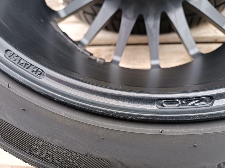 Лети джанти 17ки 5х108 O.Z.Racing Superturismo GT + летни гуми Hankook