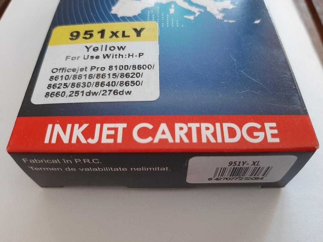 Set 4 cartuse toner HP 950 XL (negru) + HP 951 XL (color) compatibile