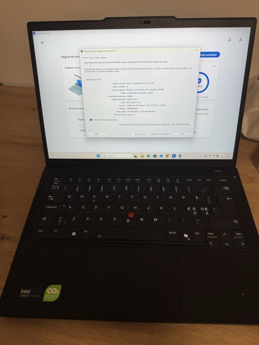Lenovo ThinkPad T14 Gen 5 Touchscreen Intel Core Ultra 5 16GB/512 Nou!