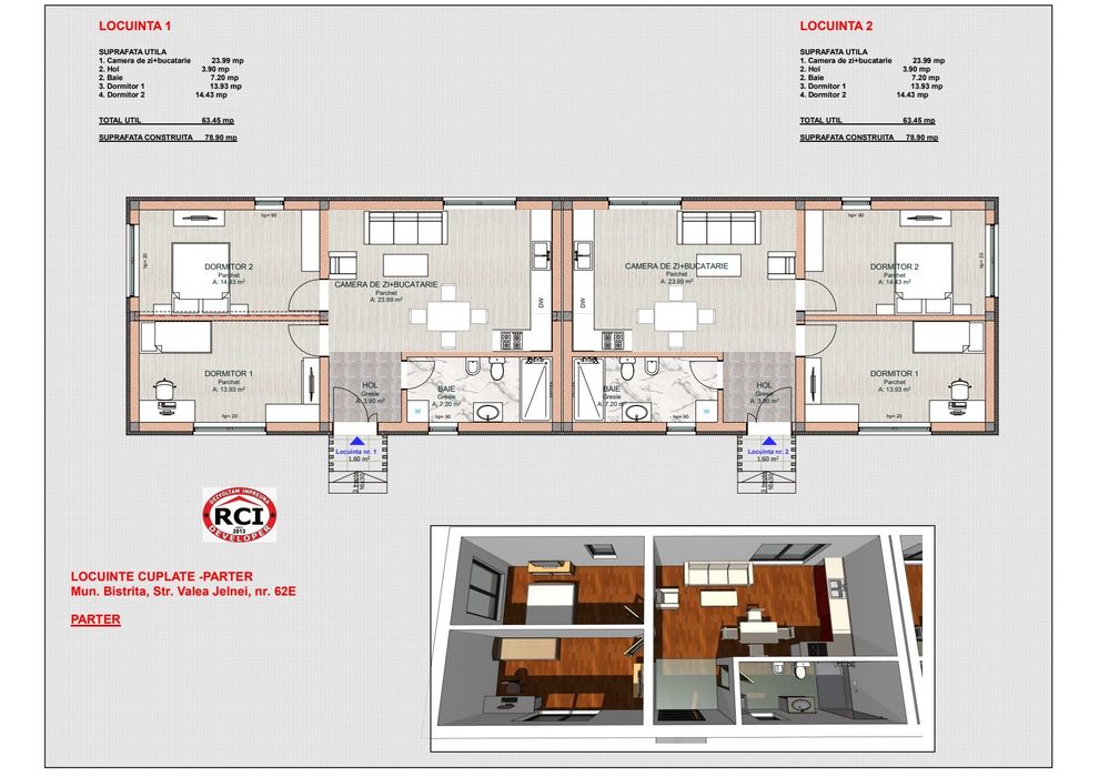 Casa Practica, eficienta energetica..str.Valea Jelnei
