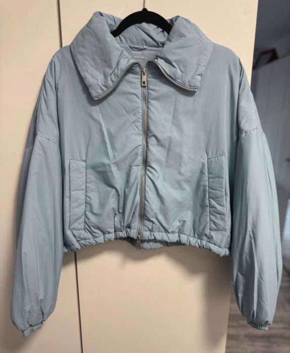 Geacă Oysho bleu pastel – mărimea S