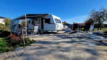 Rulota Hymer Eriba Nova 590 mover E&P ATC AL KO Thule Omnistor Alde