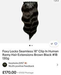 Extensii Foxy Locks 100%natural