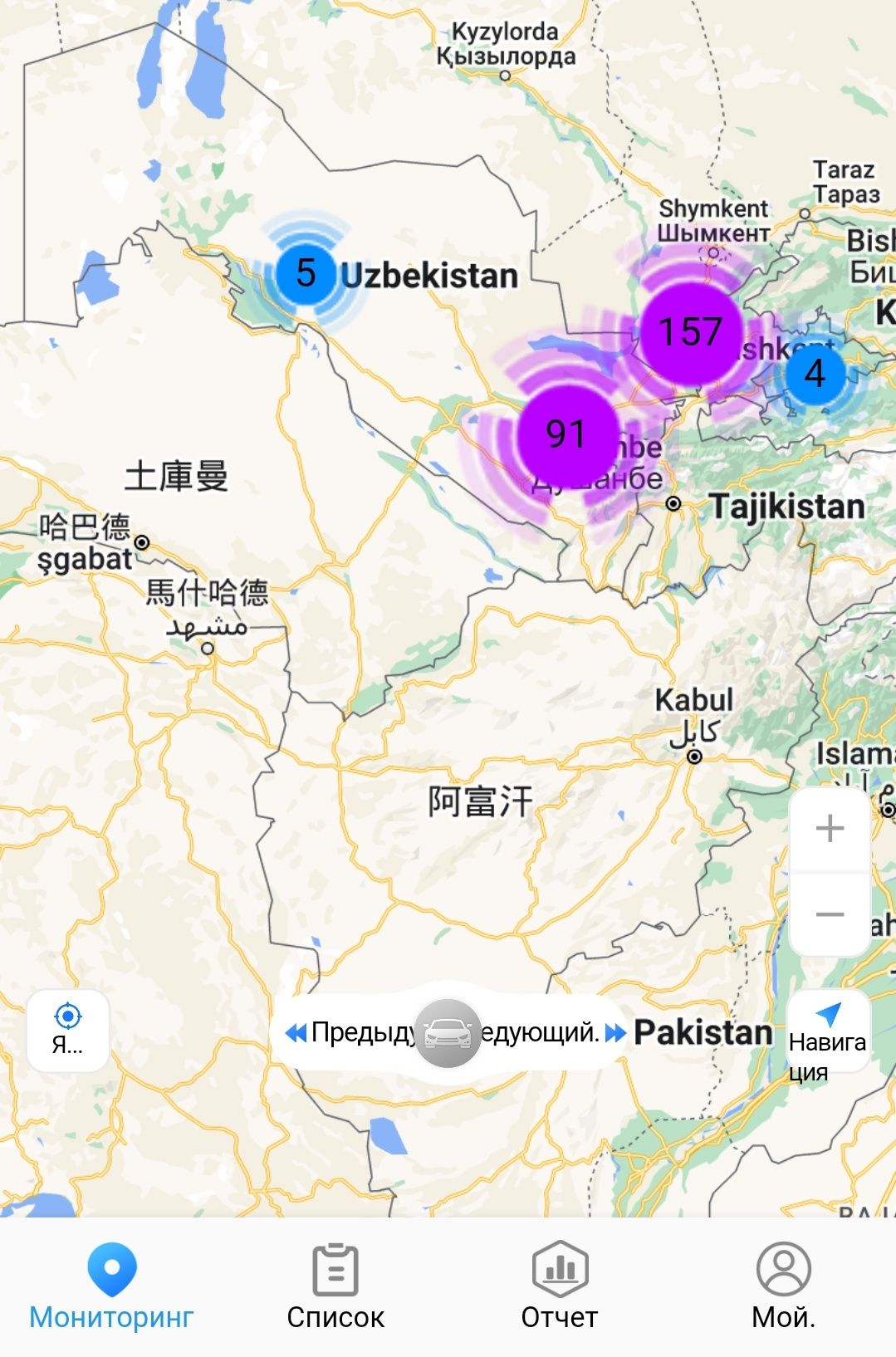 GPS мониторинг трекер tracker treker monitoring 5 yil tajriba