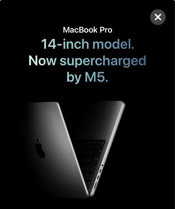 New macbook pro m5 16/512 GB