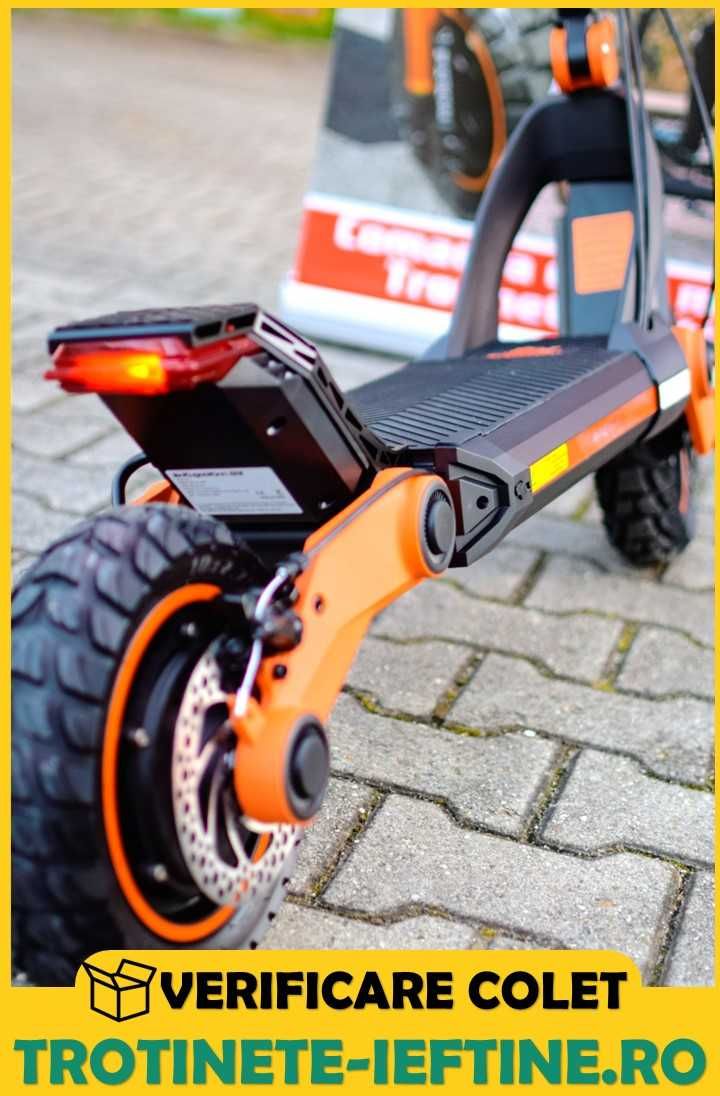 Trotineta Electrica KuKirin G3: Anvelope Off-road, Garantie, IP54