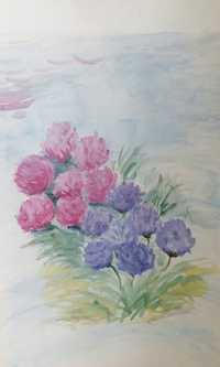 Акварел Watercolour Flowers
