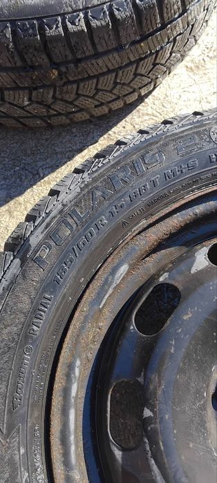 4бр железни джанти и 2бр зимни гуми